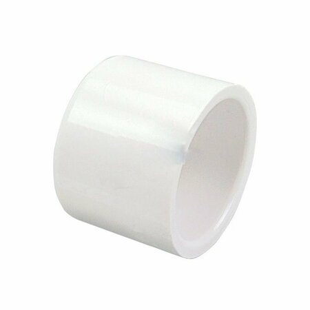 AMERICAN IMAGINATIONS 1.25 in. White Plastic PVC Cap AI-38272